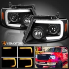 Fits Black 2004-2008 Ford F150 F-150 Led Sequential Signal Projector Headlights New. Price: $204.38.