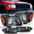 2001-2004 Toyota Tacoma Headlight Assembly Replacement Black Housing Compat New. Price: $149.79.