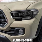 Black Led Reflector Headlights Kit For 16-23 Toyota Tacoma Driver Passenger Side New. Price: $323.99.