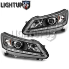 Left Right Pair Halogen Head Lights W/ Led Drl For 2013-2015 Honda Accord Sedan New. Price: $330.38.