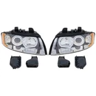 Headlights Set Halogen Fits 2002-2005 Audi A4 S4 New. Price: $353.22.