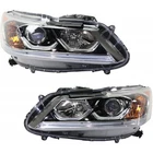 For Honda Accord Headlight 2017 Driver Passenger Pair/set Halogen Hybrid Model New. Price: $858.23.