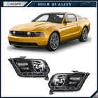 Pair Kit Halogen Black Headlights Assembly 2010-2014 Ford Mustang New. Price: $88.99.