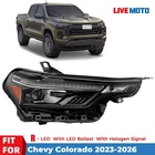 For 2023-2026 Chevy Colorado Led Projector Headlight Headlamp Passenger Side New. Price: $245.49.