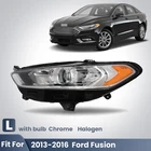 2013-2016 Ford Fusion Left Driver Side Halogen Headlight Chrome With Bulbs New. Price: $69.99.