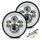 Uni-shine S3 2PCS 7 Led Headlight Round Dot Approved H6024 New. Price: $44.49.