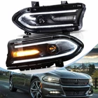 Vland Projector Led Headlights Assembly For 2015-2020 Dodge Charger Front New. Price: $201.52.