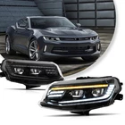 Vland Pair Full Led Headlights For 2016-18 Chevrolet Camaro W/ Sequential Signal New. Price: $284.99.