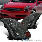 Fits 03-05 Infiniti G35 2DR Coupe Hid Xenon Style Smoke Headlights Lamp L+r New. Price: $219.95.