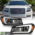 2013-2016 Gmc Acadia Hid/xenon Type Led Tube Projector Headlights Headlamps Set New. Price: $469.99.