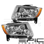 Halogen Headlights For 2011-2013 Jeep Grand Cherokee Left Right Sides Pair New. Price: $183.36.
