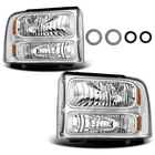 2PCS Headlights 2005-2007 Ford F250 F350 F450 F550 Super Duty Left+right Set New. Price: $99.99.