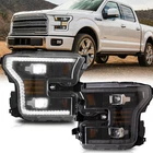 Vland Ford F150 Xlt Ssv 2015-2017 Led Projector Headlights White Lh+rh New. Price: $503.99.