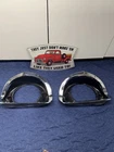 Nos 1957 Desoto -chrysler Headlamp Chrome Bezel For Two Light Vehicles Lh-rh New. Price: $650.00.