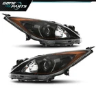 Pair Clear / Black Headlights Front Lamps Assembly Fit For 10-13 Mazda Sport New. Price: $153.01.