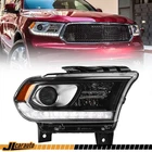 For 16-20 Dodge Durango Halogen Headlight W/ Led Drl Passenger Right Black Trim New. Price: $139.90.