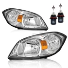 Headlights Assembly For 2005-2010 Chevy Cobalt Halogen Headlamp Replacement, ... New. Price: $191.69.