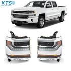 For Chevy Silverado 1500 2016-2018 Headlights Hid/xenon With Led Drl Right+left New. Price: $154.16.