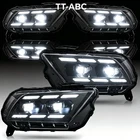 Full Led Headlights 2010 2011 2012 2013 2014 Ford Mustang Front Lamps Pair New. Price: $539.00.