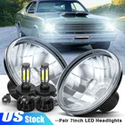 7" Led Round Headlight Drl Hi/lo Beam Fit Plymouth Barracuda Duster 340 New. Price: $65.99.