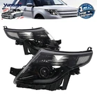 Headlight Lh+rh Pair Black Clear Corner Projector 2011-2015 Ford Explorer New. Price: $172.90.