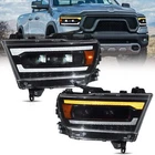 Amber Vland Full Led Projector Headlights For 2019-2023 Ram 1500 W/animation New. Price: $449.99.