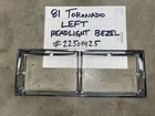 1981 Oldsmobile Toronado Left Headlight Bezel Oem 22504425 Used. Price: $34.77.