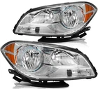 Headlights Assembly For 2008-2012 Chevy Malibu Pair Headlamp Chrome Left & Right New. Price: $88.99.