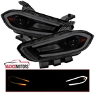 Fits 2013-2016 Dodge Dart Black Smoke Projector Headlights Switchback Led Drl New. Price: $318.49.