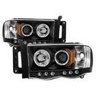 Spyder Projector Headlights Led Halo For Dodge 1500/RAM 2500 - Black New. Price: $162.30.