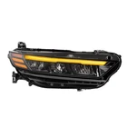 Set Right Side Full Led Headlight Headlamp For Honda Accord 2023-2024 Black Trim New. Price: $174.24.