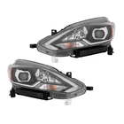 For Nissan Sentra 2018 2019 Headlights Driver And Passenger Side Pair Led New. Price: $1672.28.