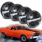 Headlight Round 4PCS Reflector Hi/lo Beam With Drl Sealed H5001 H5006 Co.. New. Price: $161.50.