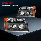 For 2004-2012 Chevy Colorado Headlights Assembly Pair Replacement Headlamp New. Price: $79.99.