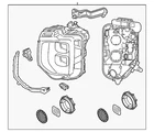 Genuine Hyundai Headlamp Assembly 92101-S8210 New. Price: $1369.54.
