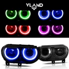 Rgb Headlights For 2008-2014 Dodge Challenger Coupe Sxt SRT8 Color CHANGING*2 New. Price: $382.49.