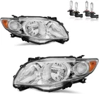 Headlights Assembly For 2009-2010 Toyota Corolla Halogen Headlamp Replacement Ch New. Price: $141.99.