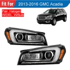 For 2013-2016 Gmc Acadia Halogen Headlight W/ Led Drl With Bulb Left+right Pair New. Price: $230.99.