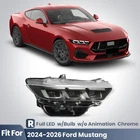 2024-2026 Ford Mustang Full Led Headlight Chrome Right Passenger Side W/bulb New. Price: $263.99.