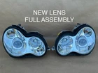 01-07 Mercedes W203 C230 C350 C240 Sedan Xenon Headlights Assembly, Pair L&r Remanufactured. Price: $699.00.