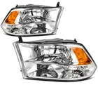 For 2009-2010 Dodge Ram 1500 Headlights Assembly Pair Replacement Headlamps New. Price: $76.99.