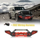 Aaiwa For 2007-2025 Jeep Wrangler Jk/jl/jt Front Bumpers W/winch Plate&led Light New. Price: $349.95.