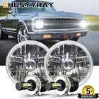 Pair For Chevy C10 K10 K20 K5 1975-1980 105W 7" Round Led Headlights Hi/lo Beam New. Price: $59.99.