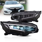 Vland Led Projector Headlights For Honda Civic 16-21 W/sequential Front Lamps New. Price: $360.79.