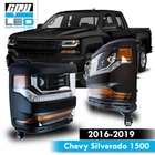 2016-2019 Headlights For Chevy Silverado 1500 Hid/xenon Headlamps Drl Projector New. Price: $286.99.