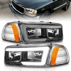 Anzo 111522 Crystal Headlight Set With Bars For Gmc Yukon & Sierra New. Price: $343.30.