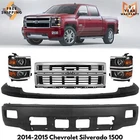 Front Bumper Paintable & Headlight Kit For 2014-2015 Chevrolet Silverado 1500 New. Price: $850.00.
