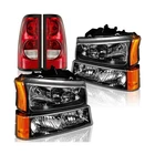 Headlights And Taillights Assembly Combo Kit For 2003-2006 Chevy Silverado 15... New. Price: $136.49.