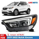 For 2017-2022 Buick Encore Halogen Headlight Black Housing W/ Bulb Driver Side New. Price: $93.99.