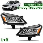 Halogen Headlight For 2013-2017 Chevy Chevrolet Traverse W/ Bulb Left+right Pair New. Price: $170.99.
